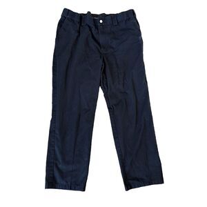 5.11 Tactical Black Snap Button Pants Elastic Wasitband Stretch Sz 42‎ x 30